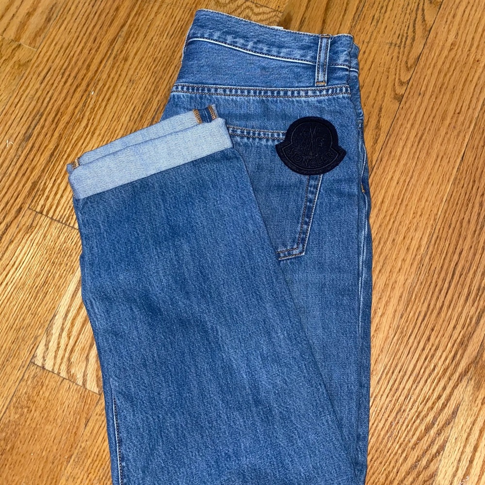 Moncler straight leg jeans size 42 (6)
